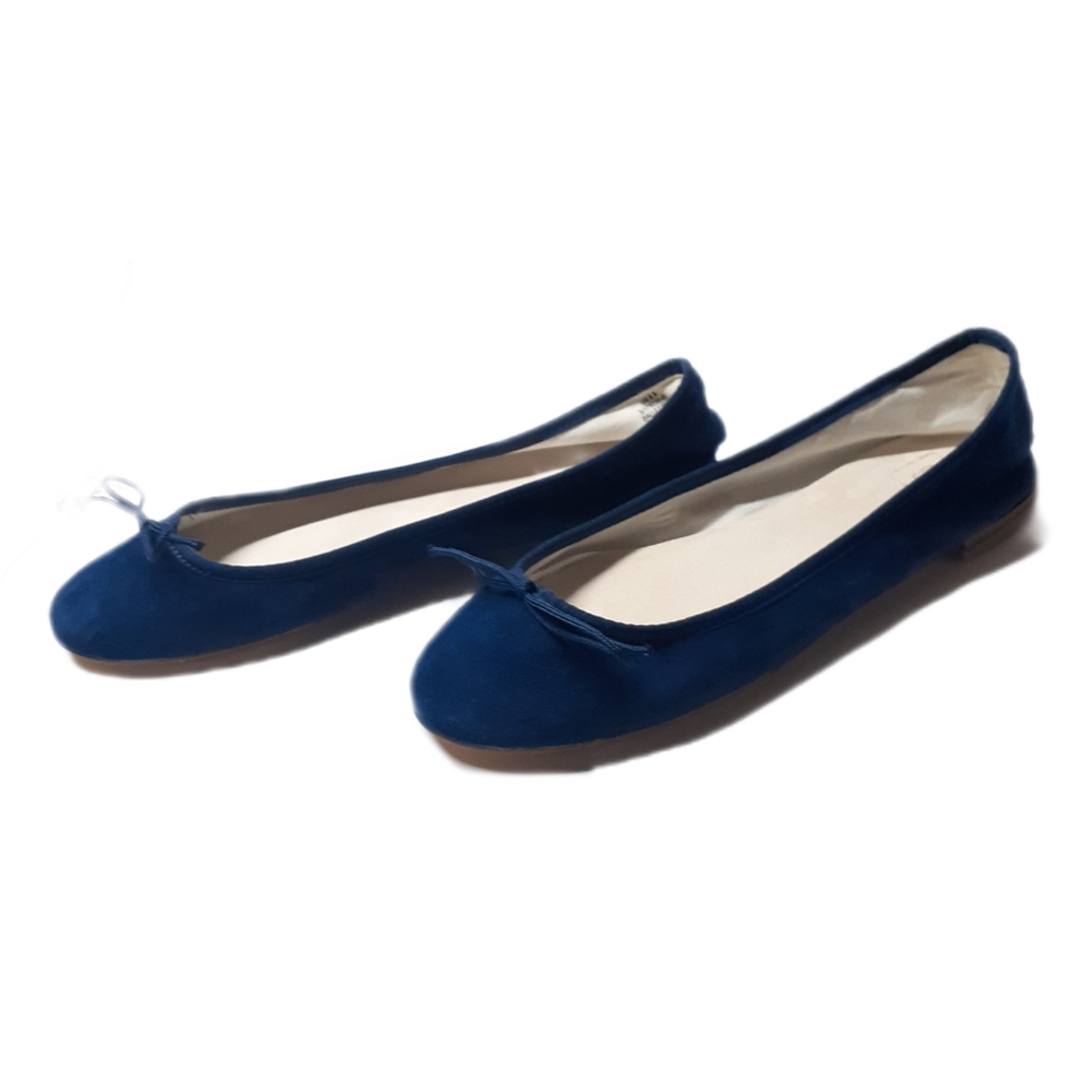 Gap Patagonian Blue Suede Ballet Flats